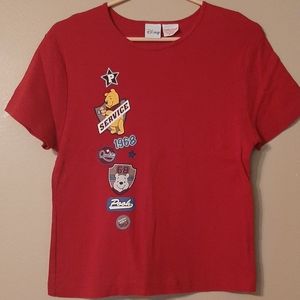 Disney Pooh "At Your Service" T-Shirt Size XL